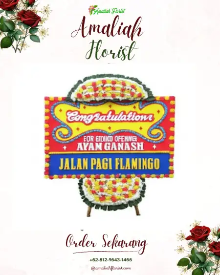 Sewa Papan Bunga Mekar Kondang